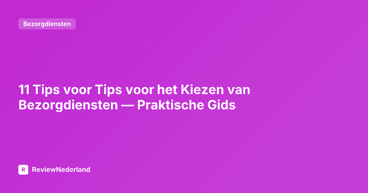 11 Tips voor Tips voor het Kiezen van Bezorgdiensten — Praktische Gids